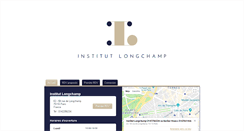 Desktop Screenshot of institutlongchamprdv.com